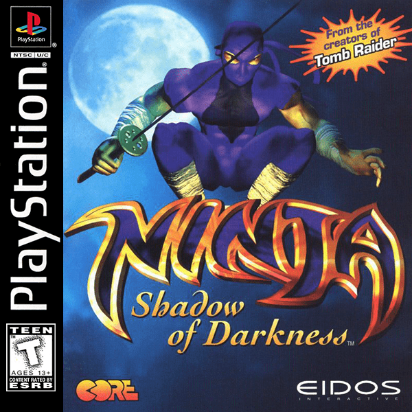 Ninja Shadow of Darkness box art for Playstation